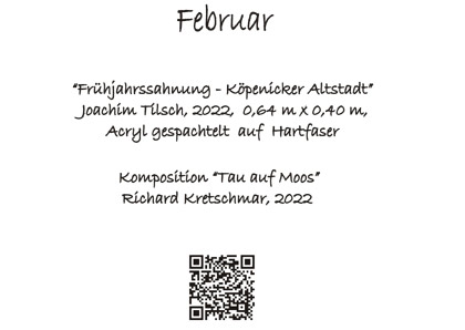 Kunstkalender Joachim Tilsch